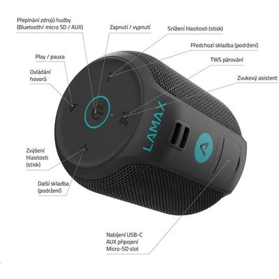 LAMAX Sounder2 Mini - rozbalené / použité