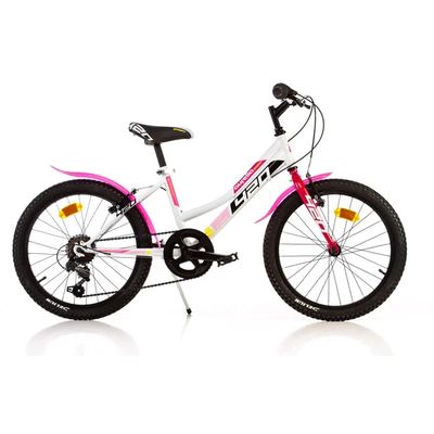 Dino bikes 420D bílo růžová 20 juniorské kolo