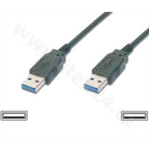 Kabel USB 3.0 Super-speed 5Gbps A-A propojovací 9pin 2m