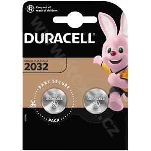 Duracell Lithiová knoflíková baterie CR2032 2 ks