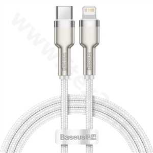 Baseus Cafule Series nabíjecí/datový kabel USB-C na Lightning PD 20W 1m, bílá