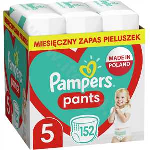 Pampers Pants Plenkové Kalhotky Velikost 5, 12 kg - 17 kg, 152 ks