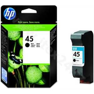 HP 45 Black (42ml) pro DJ 7xxC,8xx,11xx,6xx (51645AE) - originální