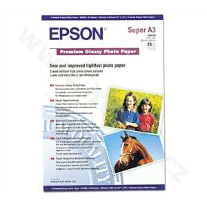 Epson Premium Glossy Photo Paper, DIN A3+, 255g/m2, 20 listů