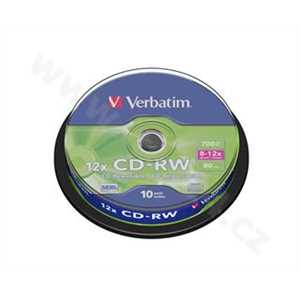 Verbatim CD-RW 12x (10pack) SPINDL