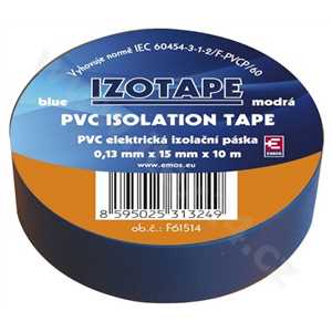 Izolační páska na kabely PVC 15/10 modrá