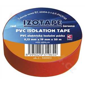 Izolační páska na kabely PVC 19/20 červená