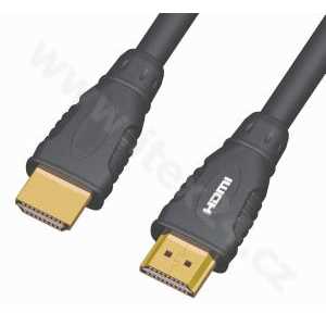 KABEL HDMI A - HDMI A M/M 10m zlac. kon.verze HDMI 1.4 high speed ethernet