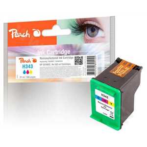 Peach H343 barevná kompatibilní s HP No. 343, C8766EE (PI300-161)