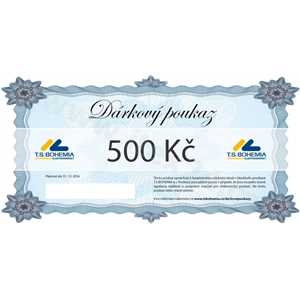 Dárkový poukaz T.S.BOHEMIA 500 Kč