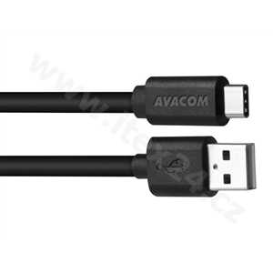 Avacom Datový a nabíjecí kabel USB - USB-C, 100cm, černá