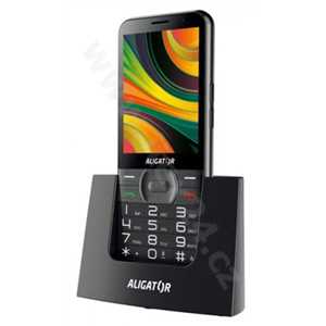 Aligator A900 GPS Senior černý + stolní nabíječka