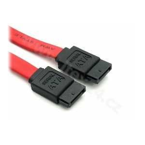 0,5m datový kabel SATA150/300 červený