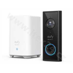 Eufy Video Doorbell 2K black (Battery-Powered) + Home base 2