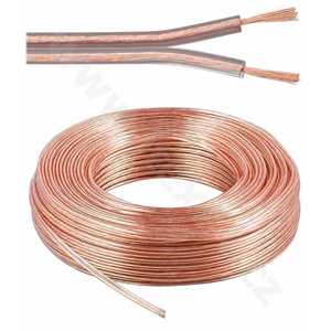 Kabely na propojení reprosoustav 99,9% měď 2x2,5mm2 25m