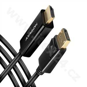 AXAGON RVD-HI14C2, DisplayPort -> HDMI 1.4 redukce / kabel 1,8m