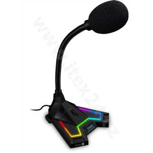Connect IT NEO RGB ProMIC mikrofon, černý