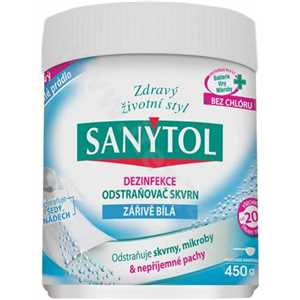 Sanytol dezinfekční odstraňovač skvrn bělící 450g