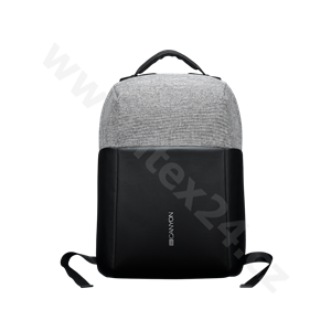 CANYON BP-9 batoh proti krádeži, pro 15.6 – 17 notebook, integrovaný USB konektor, černo-šedá