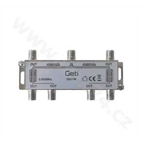 Anténní rozbočovač GETI GSS106 6 výstupů