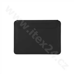 COTEetCI PU tenké pouzdro s magnetickým zapínáním pro Apple Macbook Pro 16 černá