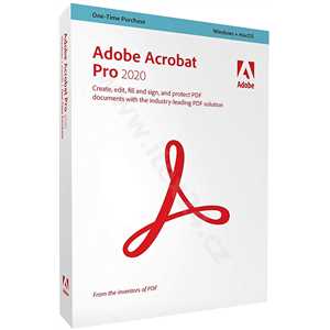 Adobe Acrobat Pro 2020 CZ WIN+MAC Box