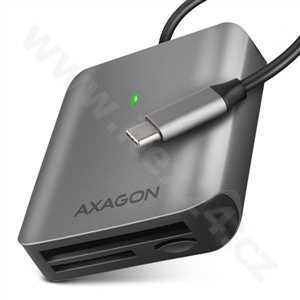 AXAGON CRE-S3C SuperSpeed USB-C UHS-II čtečka