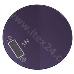 BerlingerHaus Váha kuchyňská digitální kulatá 5 kg Purple Eclipse Collection