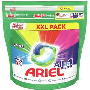 Ariel Gelové kapsle na praní Color, 52 ks