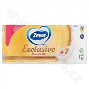 ZEWA Toaletní papír Exclusive, 4vrstvý, 8 rolí, almond milk