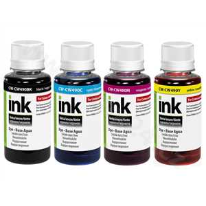 ColorWay alternativní inkoustová náplň pro CANON / GI-490/ G1400/ G2400/ G3400/ 4x 100ml Multipack