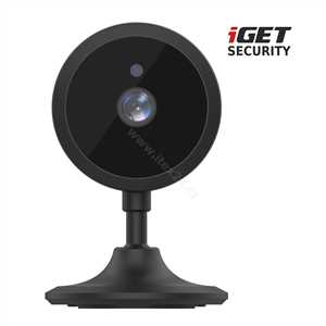 iGET SECURITY EP20 - WiFi IP HD 720p kamera, noční přísvit, microSD slot, pro alarmy iGET M4 a M5 - rozbalené / použité