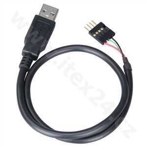 AKASA kabel externí USB na interní USB konektor EXUSBIE-40 - rozbalené / použité