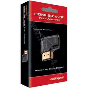Audioquest HDMI adaptér 90° Nu/R (otočený vpravo) - rozbalené / použité