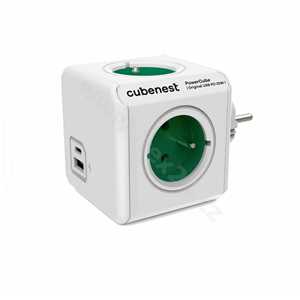 Cubenest PowerCube Original USB A+C PD 20 W Green