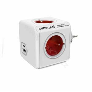 Cubenest PowerCube Original USB A+C PD 20 W Red