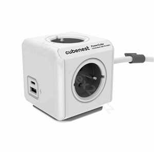 Cubenest PowerCube Extended USB A+C PD 20 W Grey