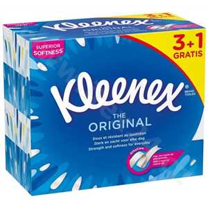 KLEENEX® Original Box papírové kapesníky 72ks, 3+1 krabice