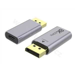 Adaptér USB-C na DisplayPort DP1.4 8K@60Hz a 4k@120Hz