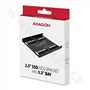 AXAGON RHD-125B, kovový rámeček pro 1x 2.5 HDD/SSD do 3.5 pozice, černý