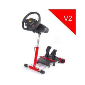 Wheel Stand Pro, stojan na volant a pedály pro Thrustmaster F458 Spider, červený