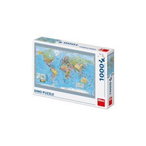 Dino Puzzle Politická mapa světa 1000 dílků