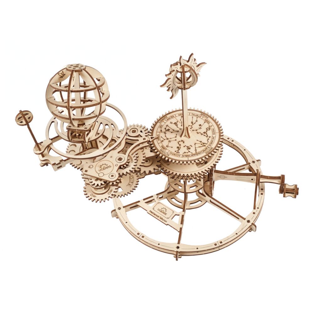 Ugears 3D dřevěné mechanické puzzle Tellurium - Obrázek 2