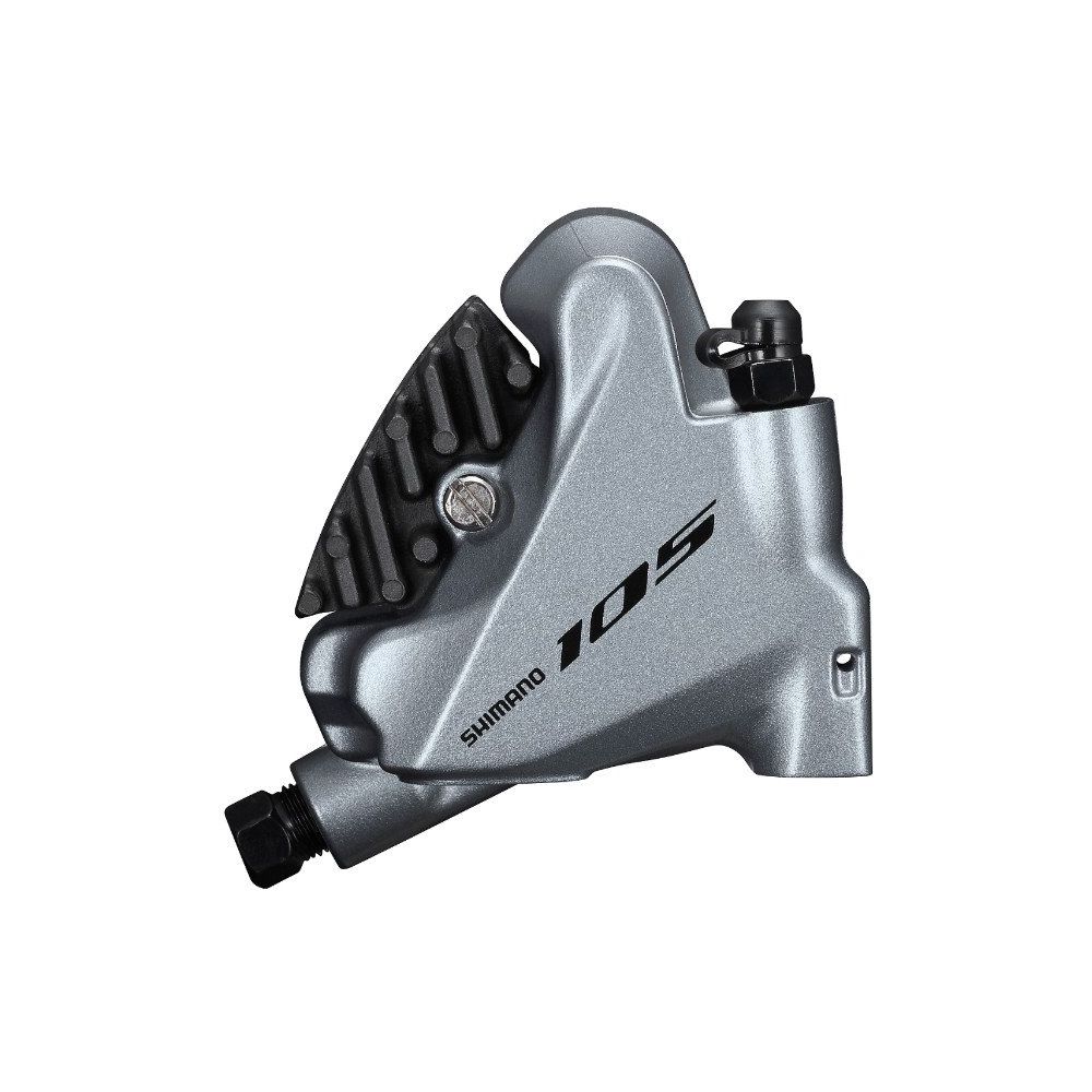 Brzdový třmen SHIMANO 105 BR-R7070 zadní polymer + chladič stříbrná