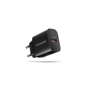 AXAGON ACU-QC18, nabíječka do sítě 18W, 1x port USB-A, QC3.0/AFC/Apple, černá