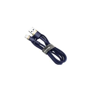 Baseus Cafule nabíjecí/datový kabel USB na Lightning 2,4A 1m, zlatá-modrá