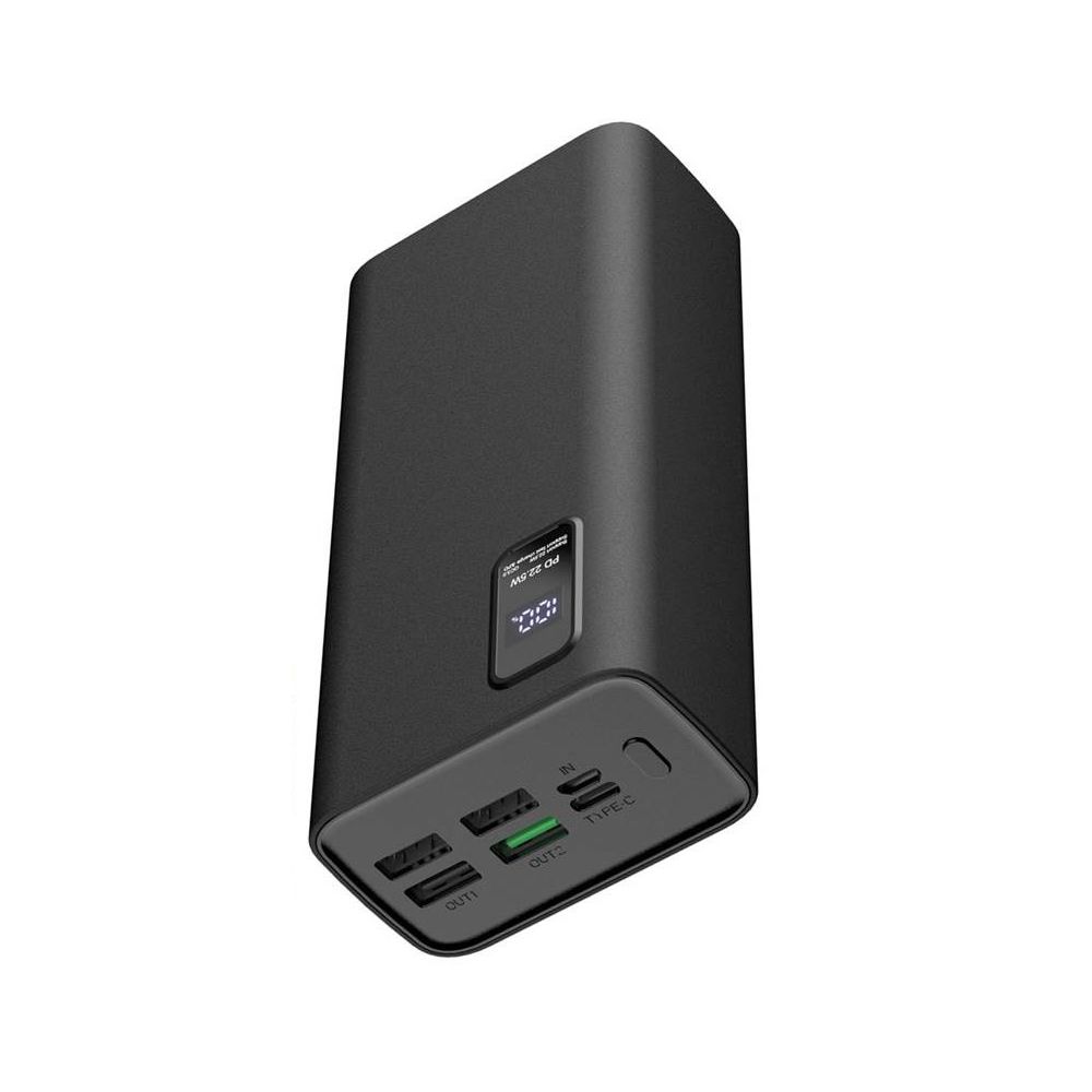 Platinet Power Bank PMPB30WQC728B 30000mAh PD3.0 QC3.0 display černá