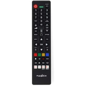 NEDIS předprogramovaný dálkový ovladač kompatibilní se všemi televizory Panasonic/Sharp