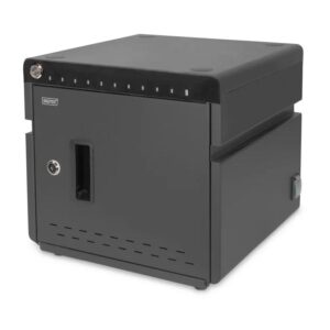 DIGITUS mobilní stolní nabíjecí skříňka pro tablety do 14 palců, 10 zařízení. UV-C, USB-C