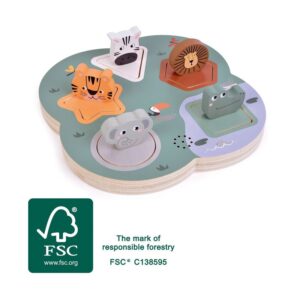 small foot 3D puzzle se zvuky zvířat Safari
